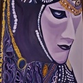 La Viola Venecian Mask, oil on canvas, 16X20"
